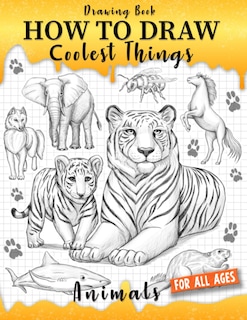 Foto 1 | Libro De Dibujo Cómo Dibujar Las Cosas Más Geniales: Animales Para Niños - Venta Internacional.