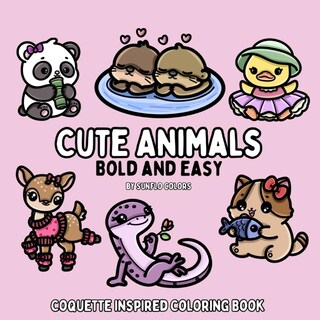 Foto 1 | Libro Para Colorear Con Bonitos Animales Inspirados En Coquetas Para Adultos Y Niños - Venta Internacional.