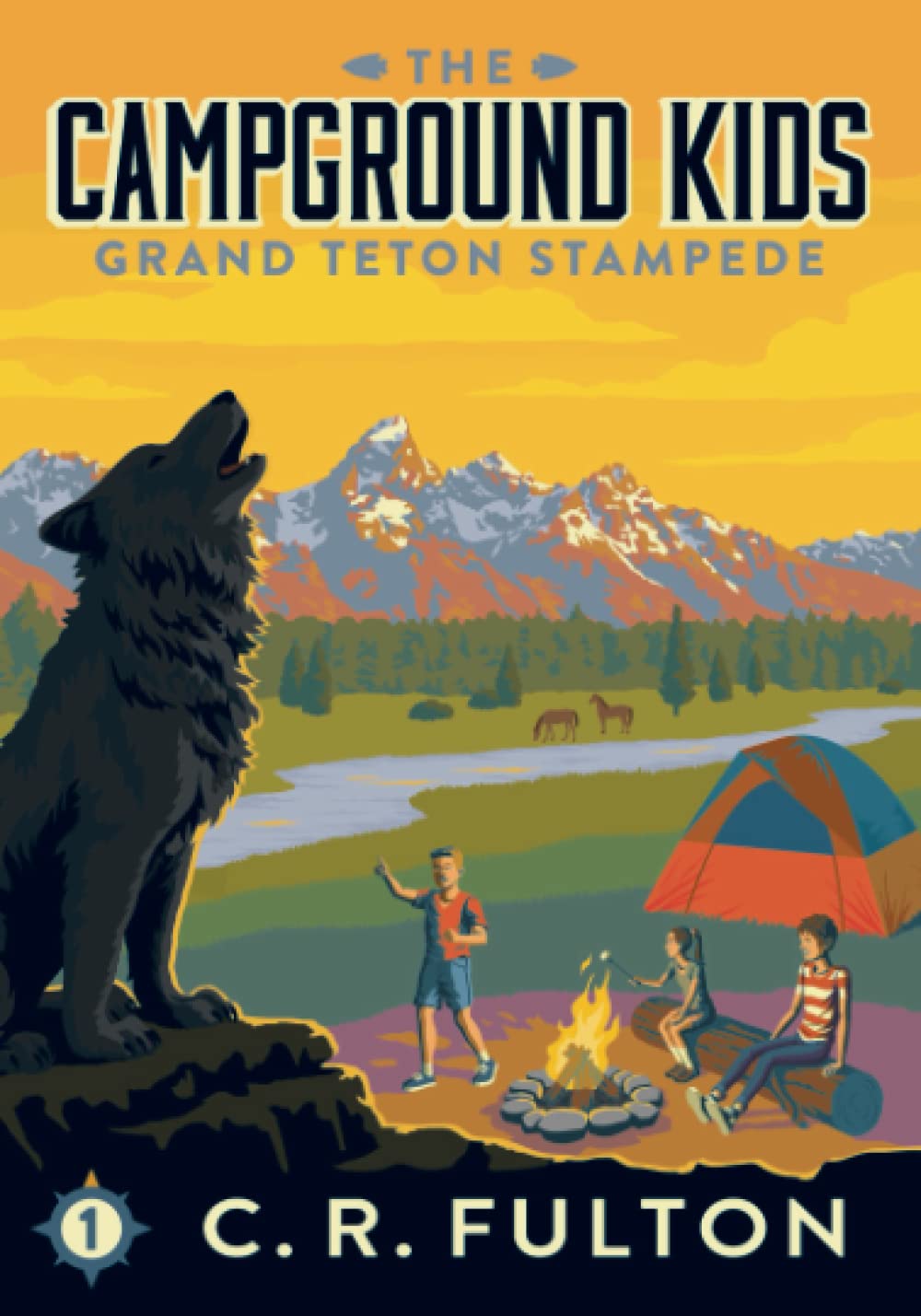 Foto 1 | Grand Teton Stampede (the Campground Kids: National Park Adventures) - Venta Internacional.