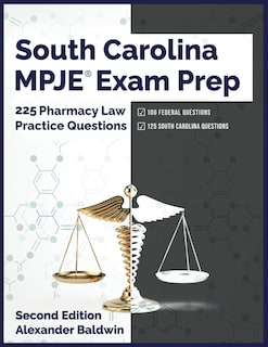Foto 1 | South Carolina Mpje Exam Prep: 225 Pharmacy Law Practice Questions, Second Edition - Venta Internacional.