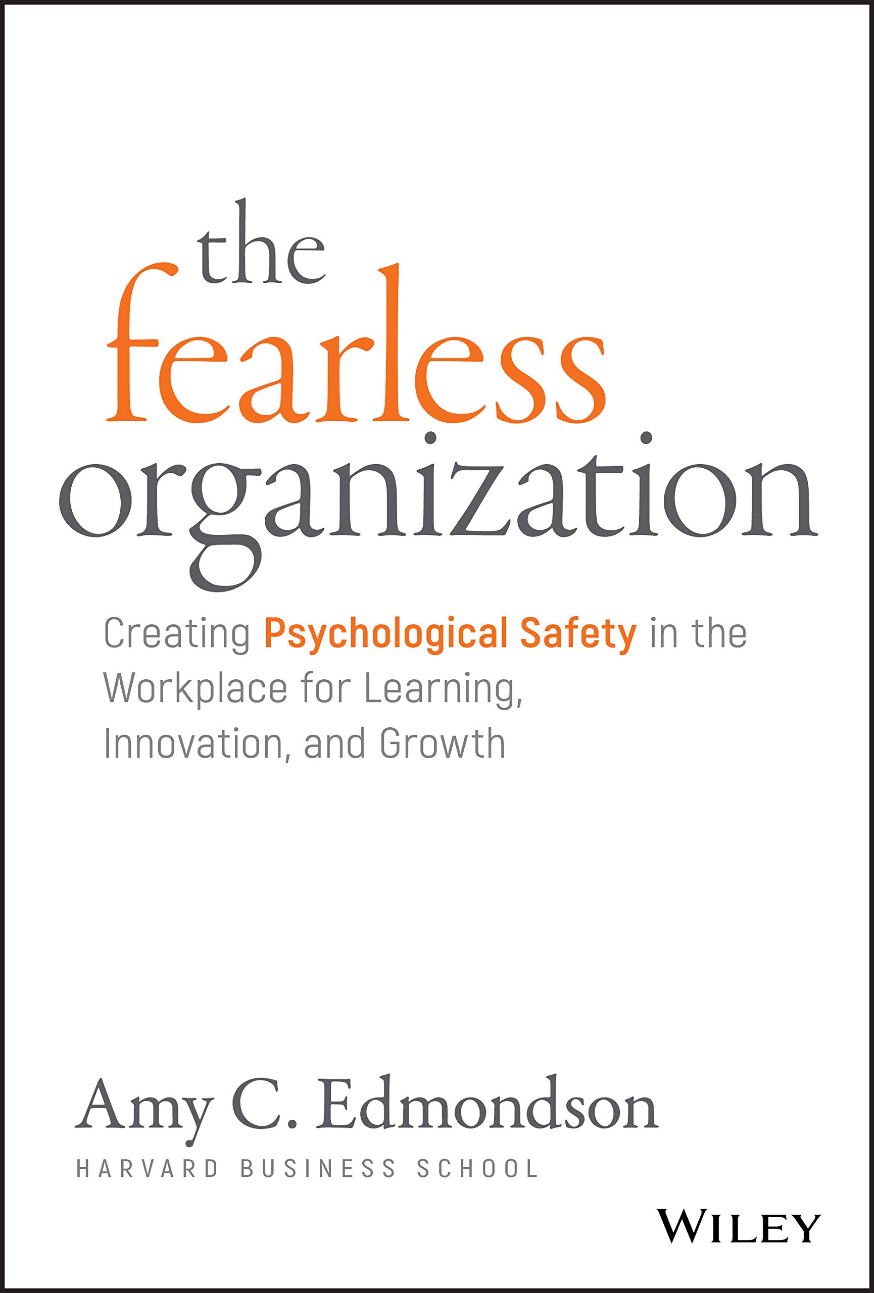 Foto 1 | Libro The Fearless Organization: Creando Seguridad Psicológica - Venta Internacional.