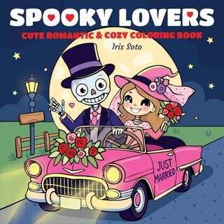 Foto 1 | Libro Para Colorear Spooky Lovers, Bonito, Romántico Y Acogedor Para Adultos - Venta Internacional.