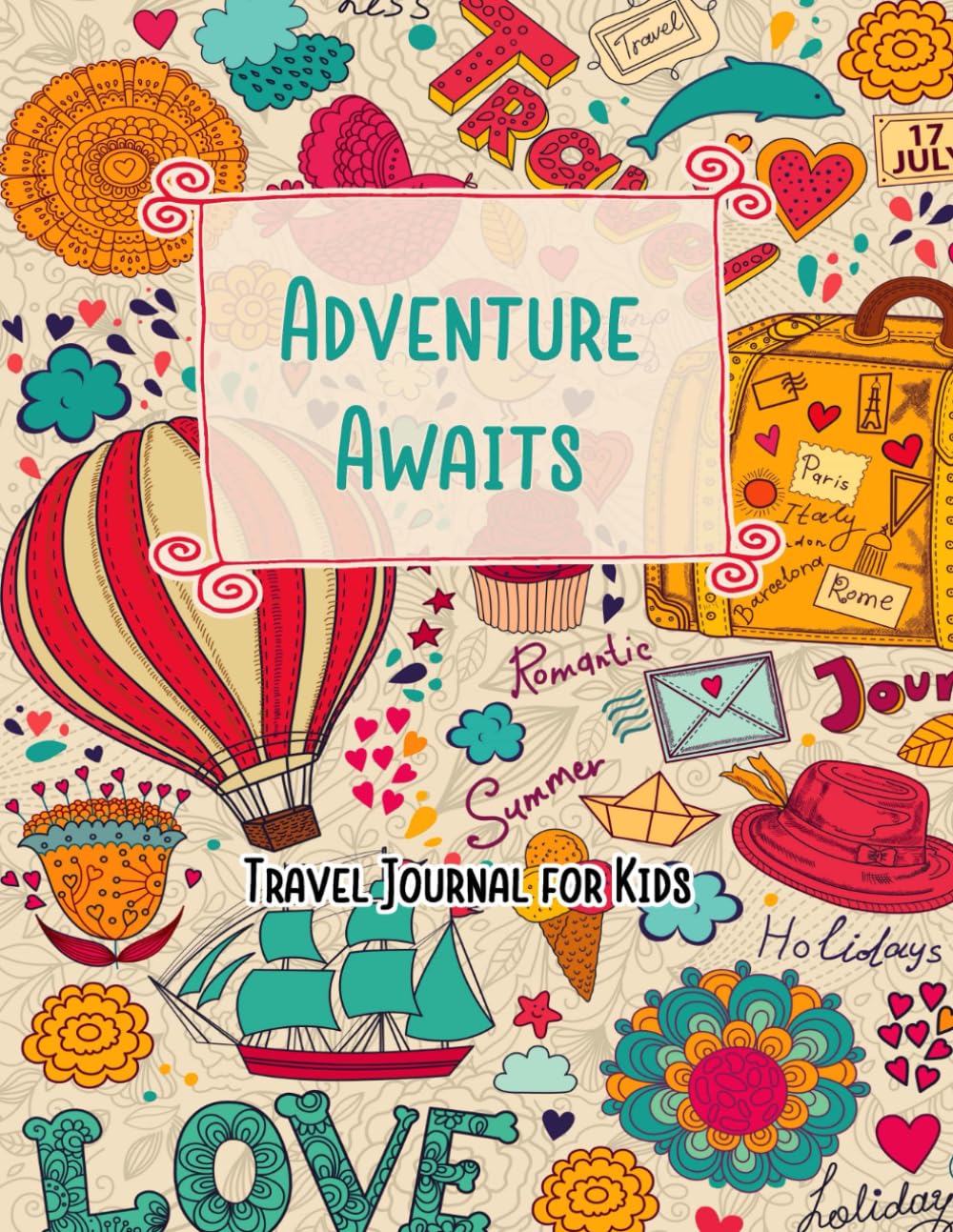 Foto 2 pulgar | Diario De Viaje Genérica Adventure Espera A Los Niños Con Más De 120 Páginas - Venta Internacional.
