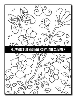 Foto 3 | Flores Para Principiantes: Un Libro Para Colorear Para Adultos Con Páginas Para Colorear Divertidas, - Venta Interna
