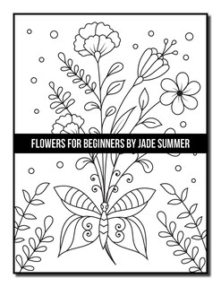 Foto 7 | Flores Para Principiantes: Un Libro Para Colorear Para Adultos Con Páginas Para Colorear Divertidas, - Venta Interna