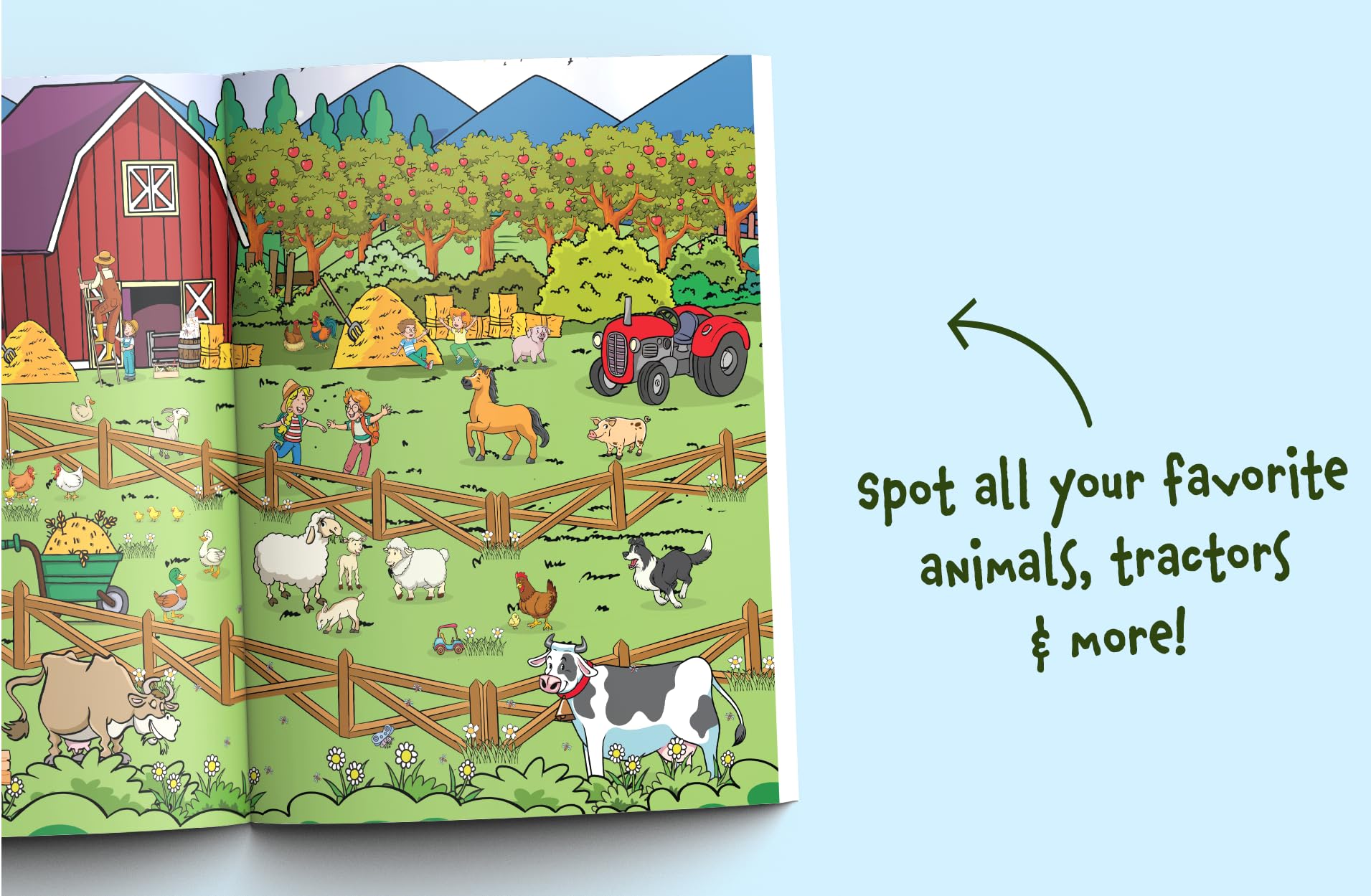 Foto 5 pulgar | Book I Spy Farm Encuentra Animales, Tractores Y Más Para Niños Pequeños - Venta Internacional.