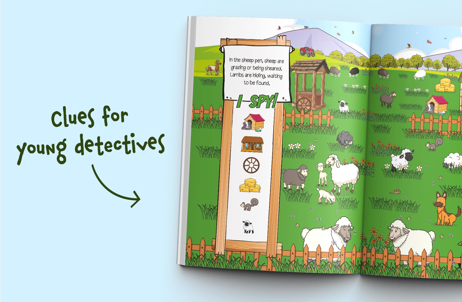 Foto 6 pulgar | Book I Spy Farm Encuentra Animales, Tractores Y Más Para Niños Pequeños - Venta Internacional.