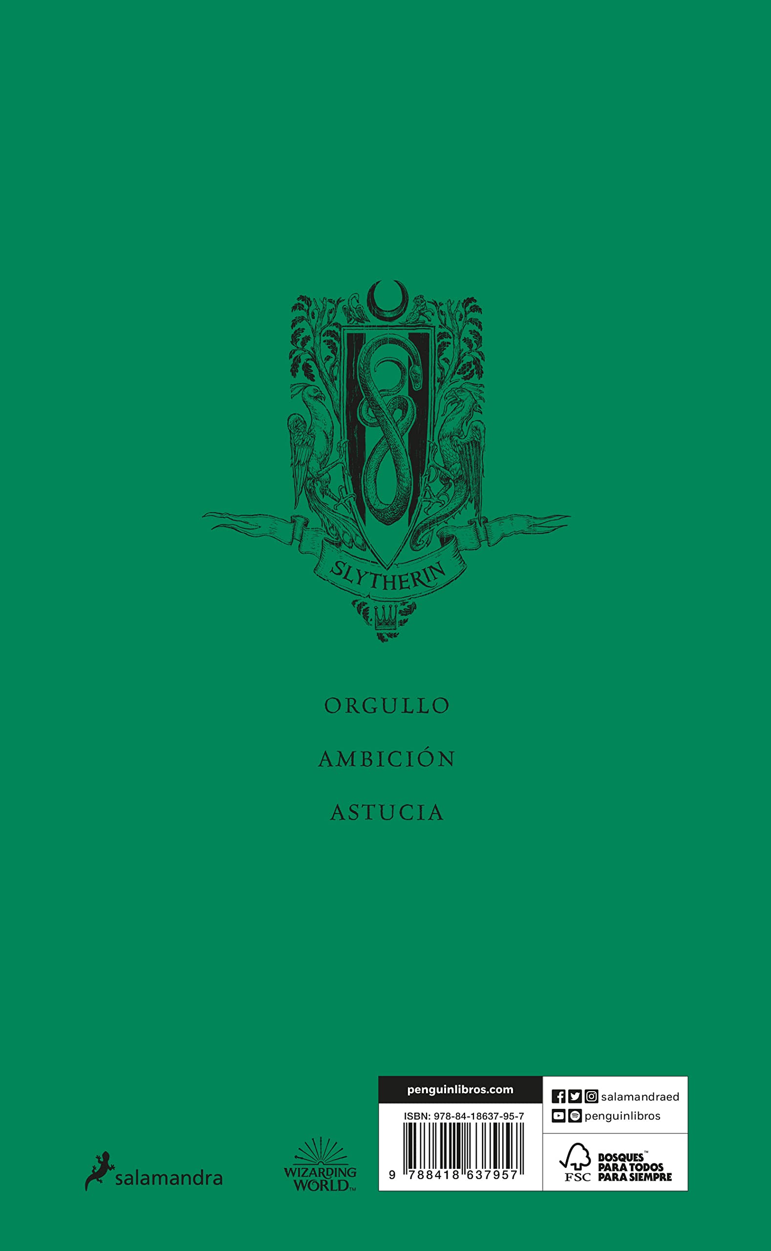 Foto 3 pulgar | Libro Harry Potter Y El Príncipe Mestizo (slytherin) - Venta Internacional.