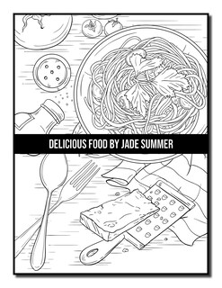 Foto 3 | Libro De Colorear Para Adultos Delicious Food Decadent Postres - Venta Internacional.