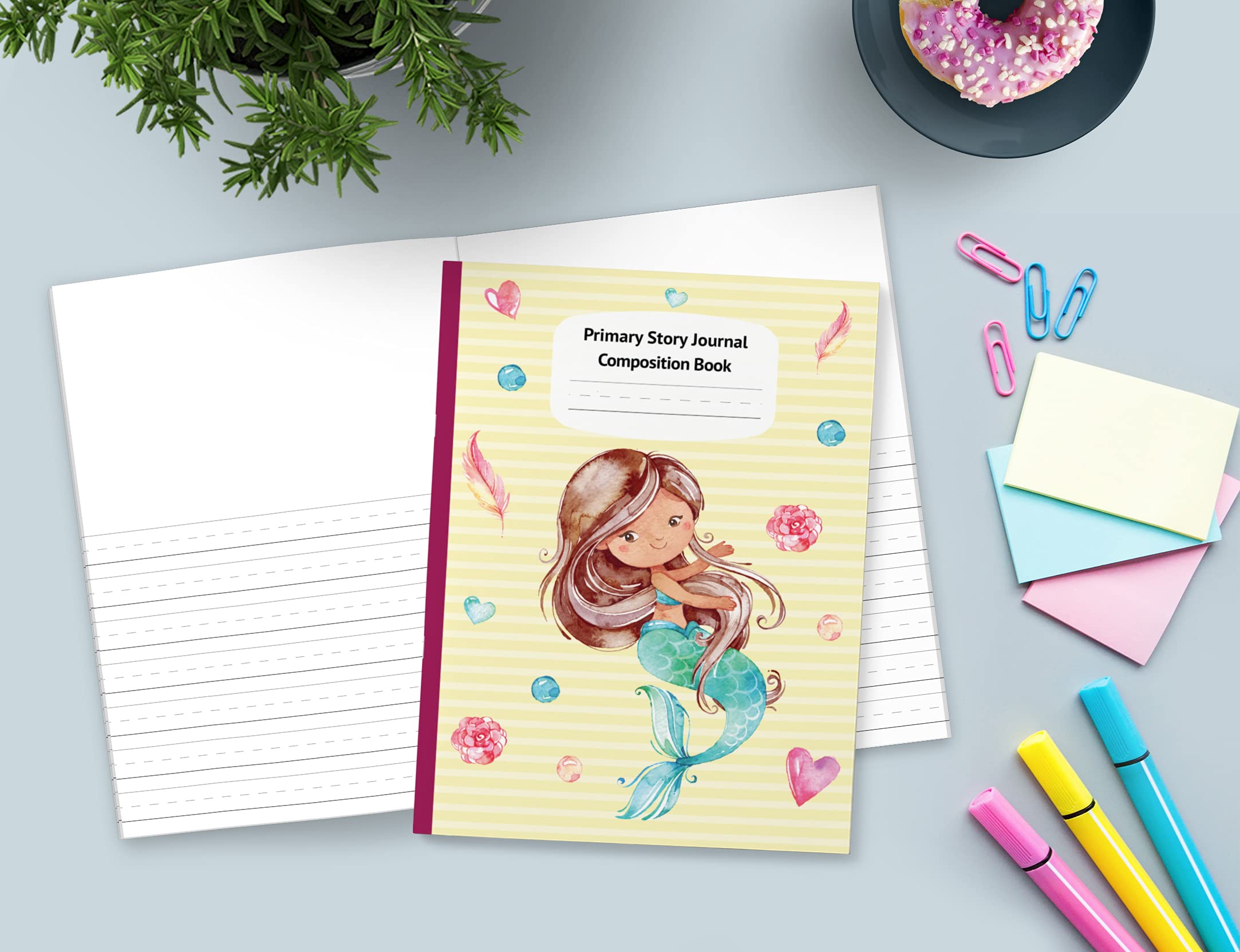 Foto 2 | Libro De Composición Mermaid Cari Primary Story Journal K-2 - Venta Internacional.