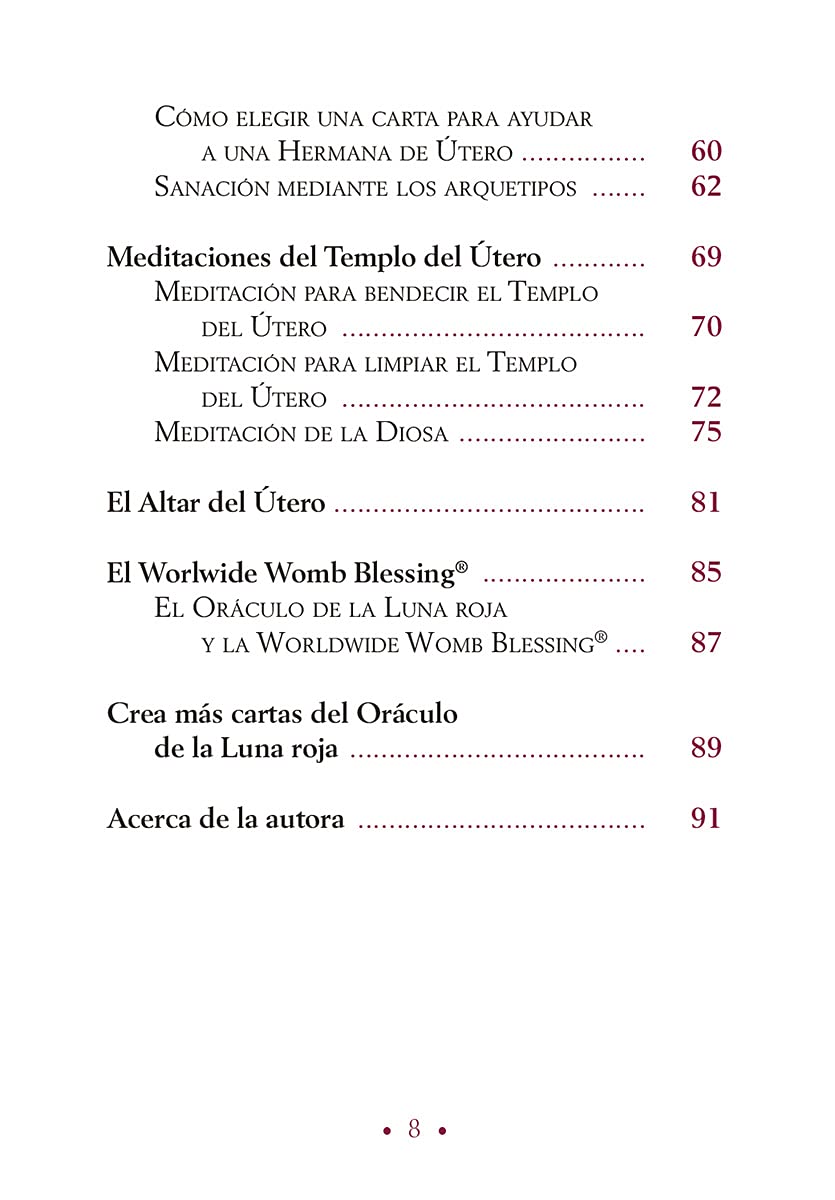 Foto 5 pulgar | Oráculo De La Luna Roja: Mensajes De Lo Sagrado Femenino Que Hay En Ti - Venta Internacional.