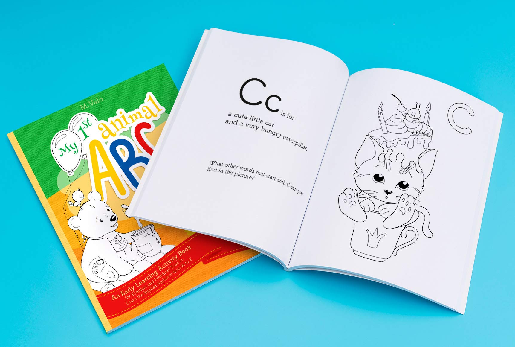 Foto 3 pulgar | Libro Para Colorear Genérica My First Animal Abc Para Niños Pequeños - Venta Internacional.