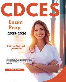 Foto 1 | Reserve La Guía De Estudio Integral De Preparación Para El Examen Cdces 2025-2026 Con 500 - Venta Internacional.