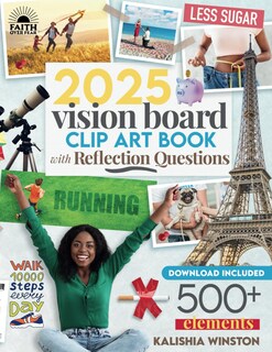 Foto 1 | Libro De Imágenes Prediseñadas 2025 Vision Board: Más De 500 Imágenes, Citas Y Palabras - Venta Internacional.