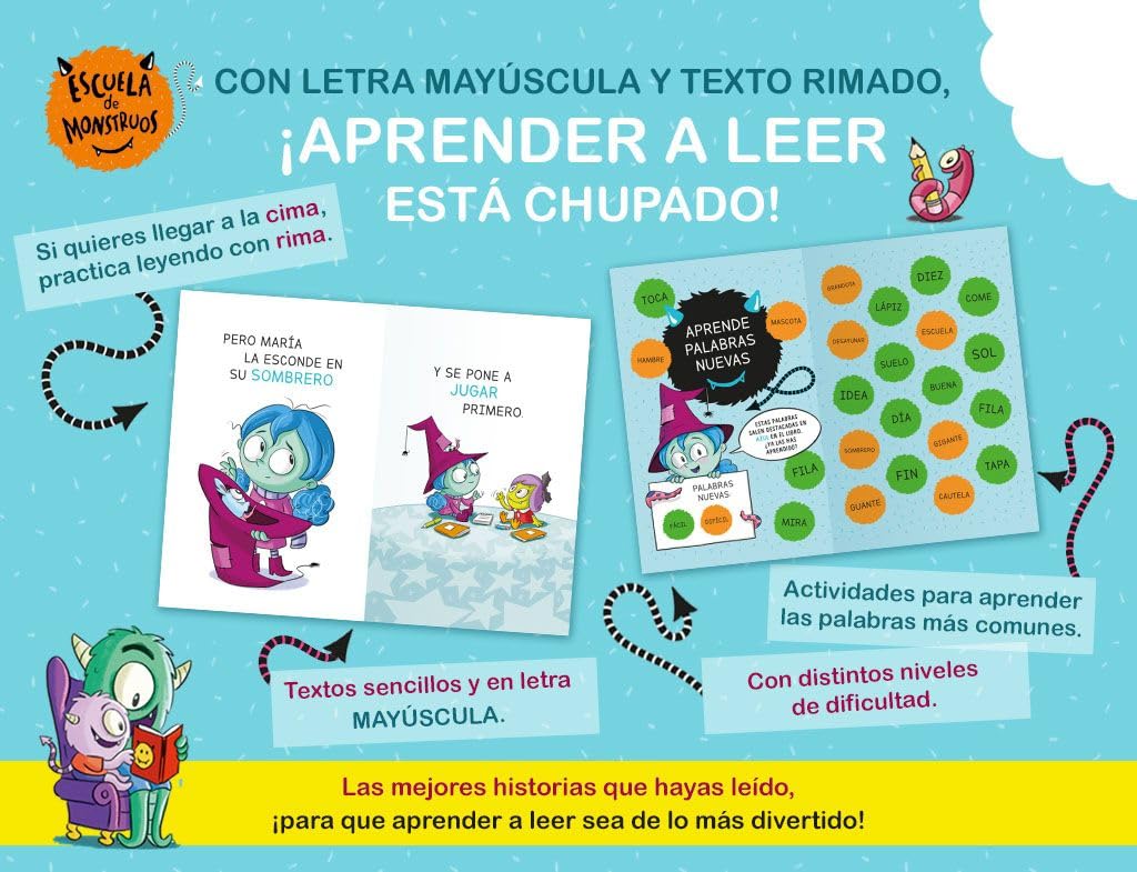 Foto 2 | Libro Primer Día, ¡qué Alegría! /el Primer Día De Bugs (la Escuela De Los Monstruos) - Venta Internacional.