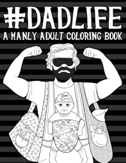 Foto 1 | Libro De Colorear Para Adultos Dad Life: A Manly Theme - Venta Internacional.