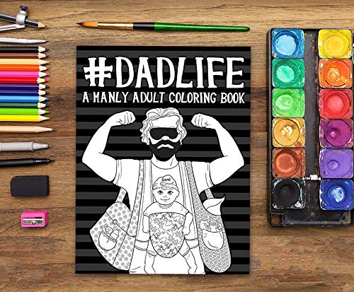 Foto 3 pulgar | Libro De Colorear Para Adultos Dad Life: A Manly Theme - Venta Internacional.