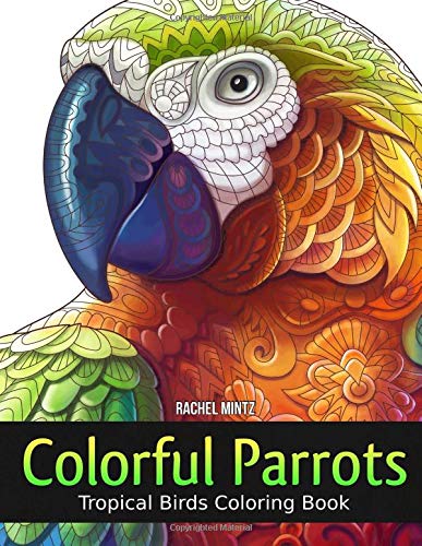 Foto 2 pulgar | Libro Para Colorear: Loros Coloridos, Pájaros Tropicales, Magníficos - Venta Internacional.
