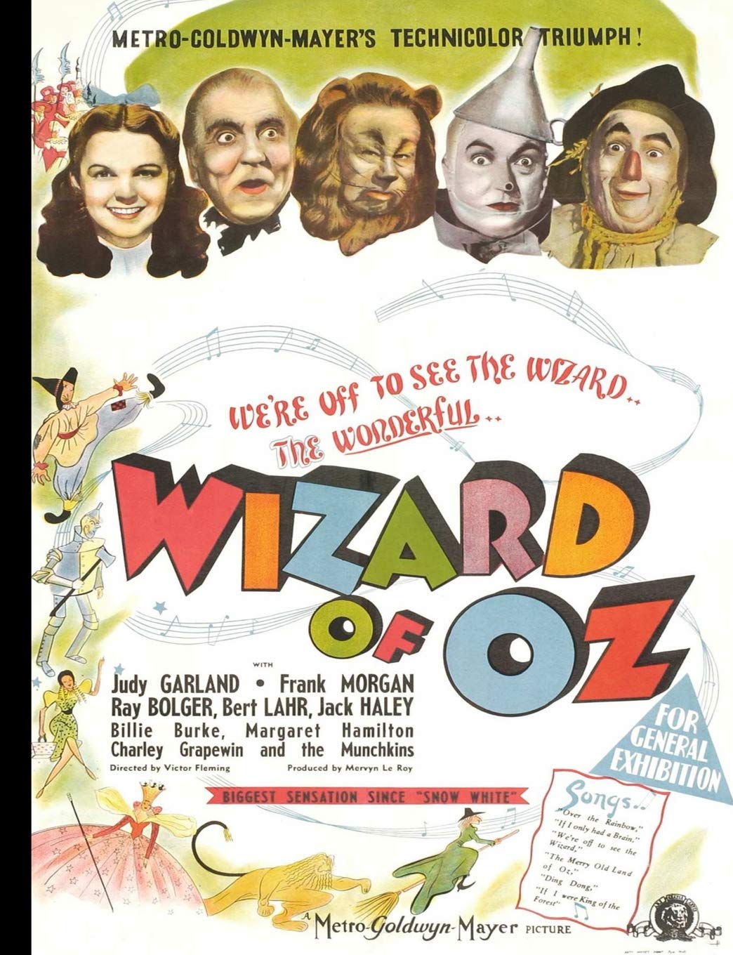 Foto 1 | Poster De La Película Vintage El Mago De Oz De Notebook Genérica, 200 Págs. - Venta Internacional.