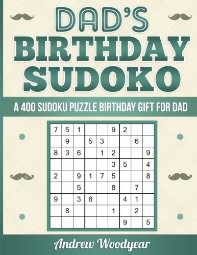 Foto 2 pulgar | Libro De 400 Rompecabezas De Sudoku Para El Cumpleaños De Papá, Regalo Para Papá - Venta Internacional.
