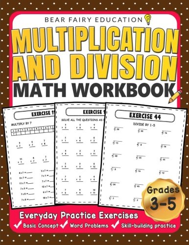 Foto 2 pulgar | Cuaderno De Matemáticas Multiplicación Y División Genéricas Del Tercer Al Quinto Grado - Venta Internacional.