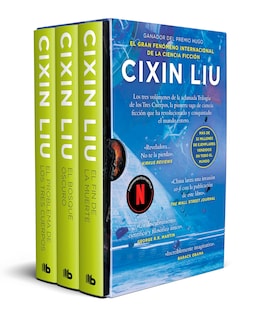 Foto 1 | Trilogía De Problemas De Tres Cuerpos En Caja De Libros (español) - Venta Internacional.