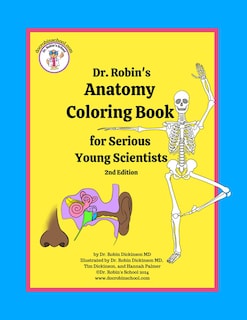 Foto 1 | Libro Para Colorear La Anatomía Del Dr. Robin Para Jóvenes Científicos Serios - Venta Internacional.