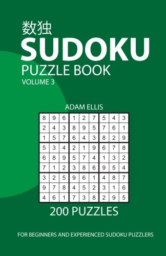 Foto 2 pulgar | Libro De Rompecabezas De Sudoku, Volumen 3, Con 200 Rompecabezas - Venta Internacional.