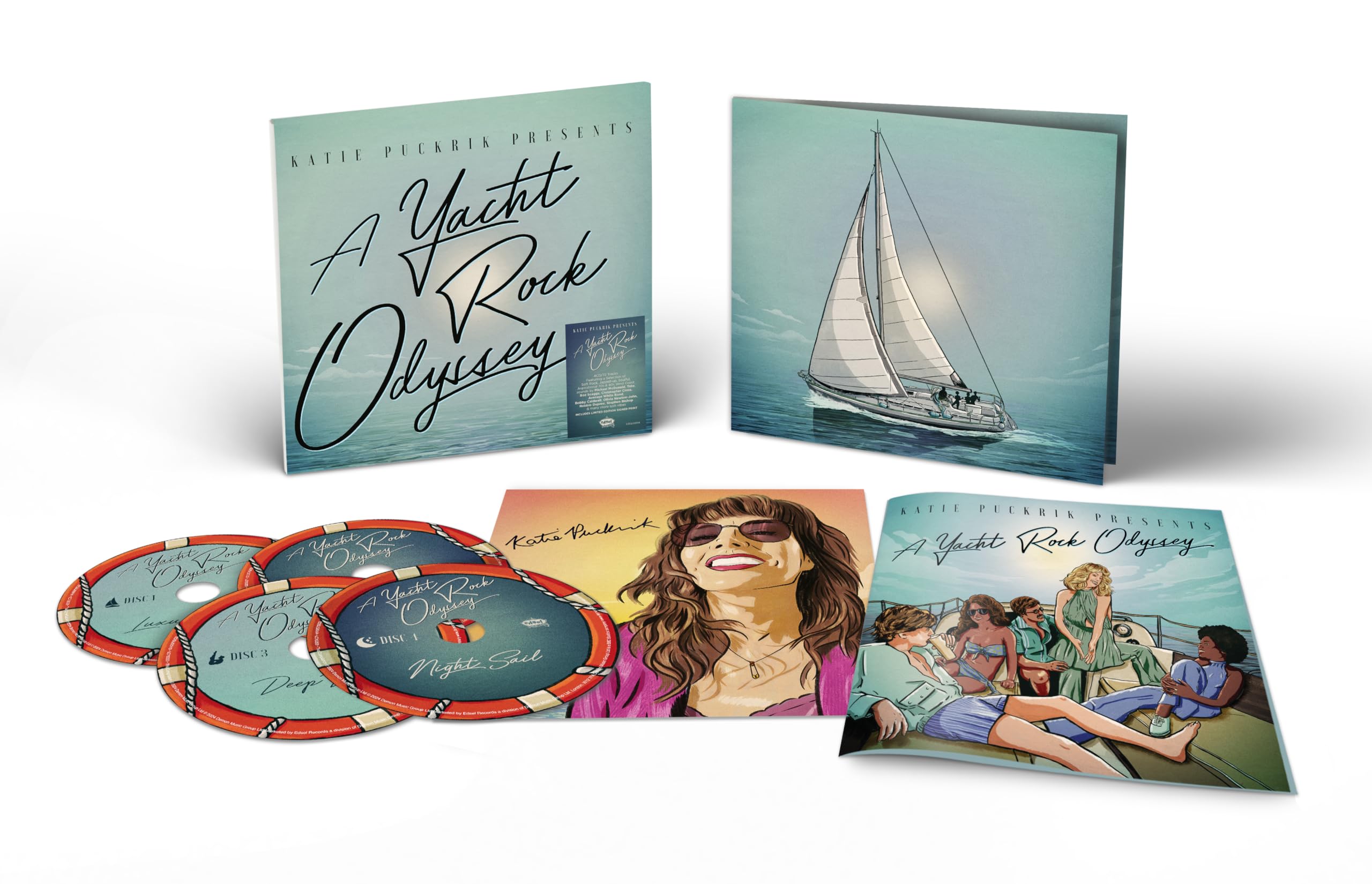 Foto 2 | Libro Katie Puckrik Presenta Una Odisea En Yacht Rock (firmado) - Venta Internacional.