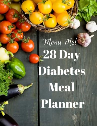 Foto 2 pulgar | Planificador De Comidas Para 28 Días De Dieta Para Diabéticos Menu Me! ¡baja Cantidad De Carbohidrat - Venta Inter