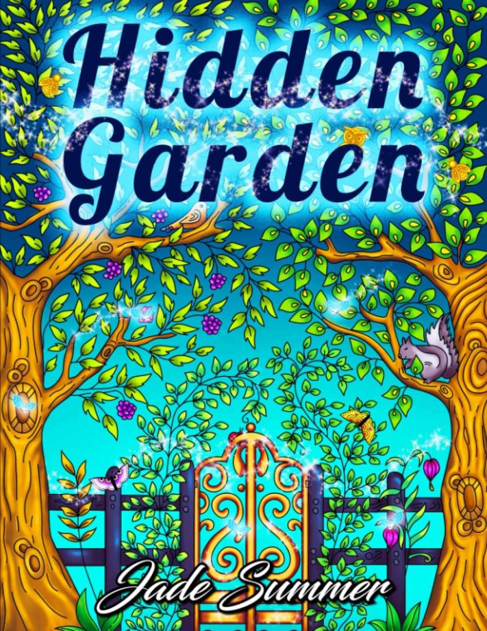 Foto 2 pulgar | Libro Para Colorear Genérica Hidden Garden Para Adultos - Venta Internacional.