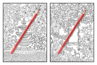 Foto 3 | Libro Para Colorear Genérica Hidden Garden Para Adultos - Venta Internacional.