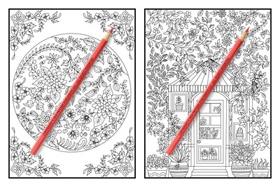 Foto 4 | Libro Para Colorear Genérica Hidden Garden Para Adultos - Venta Internacional.