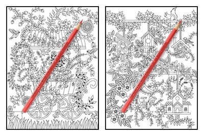 Foto 5 | Libro Para Colorear Genérica Hidden Garden Para Adultos - Venta Internacional.