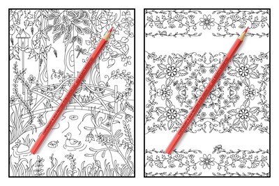 Foto 6 | Libro Para Colorear Genérica Hidden Garden Para Adultos - Venta Internacional.
