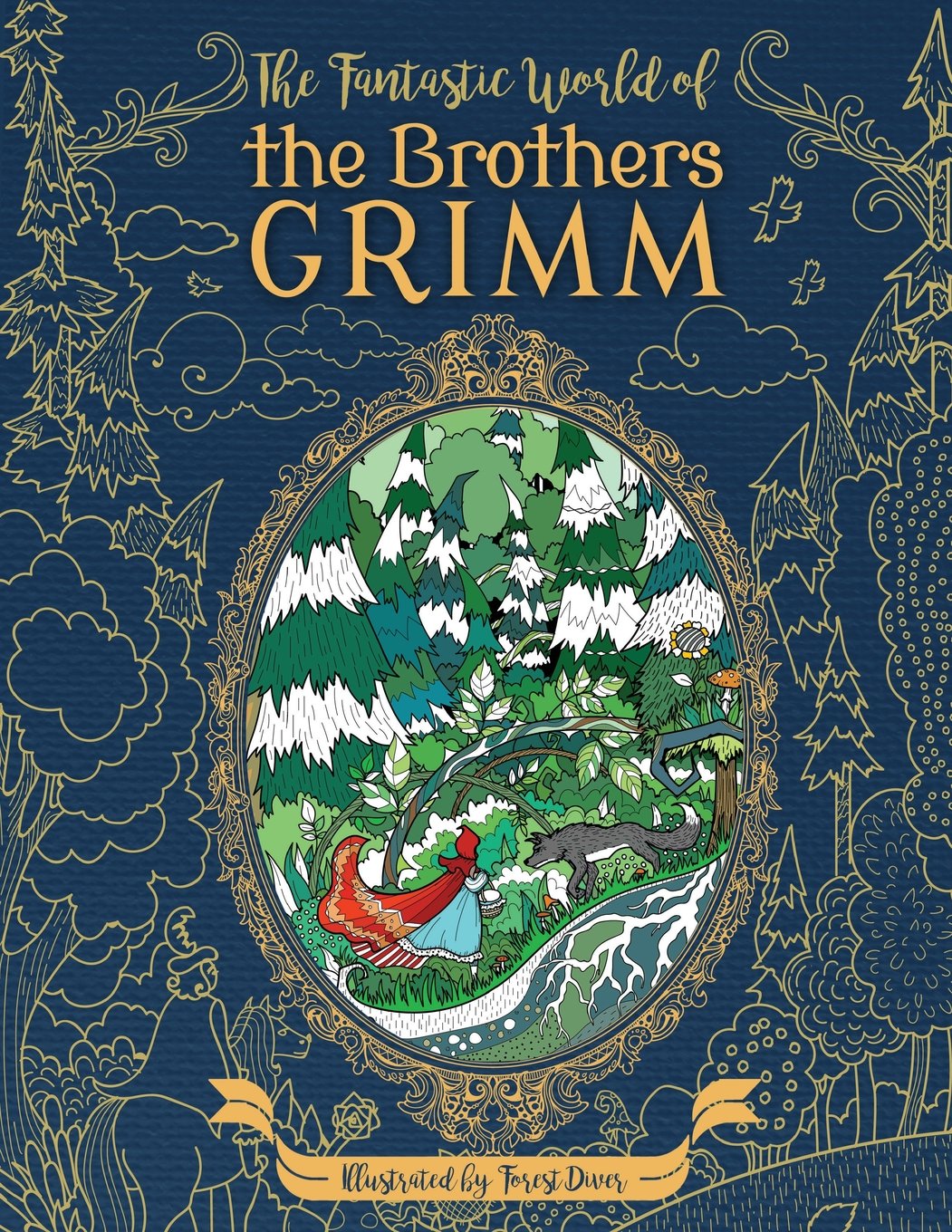 Foto 2 pulgar | Libro Para Colorear El Fantástico Mundo De Los Cuentos De Hadas De Los Hermanos Grimm - Venta Internacional.