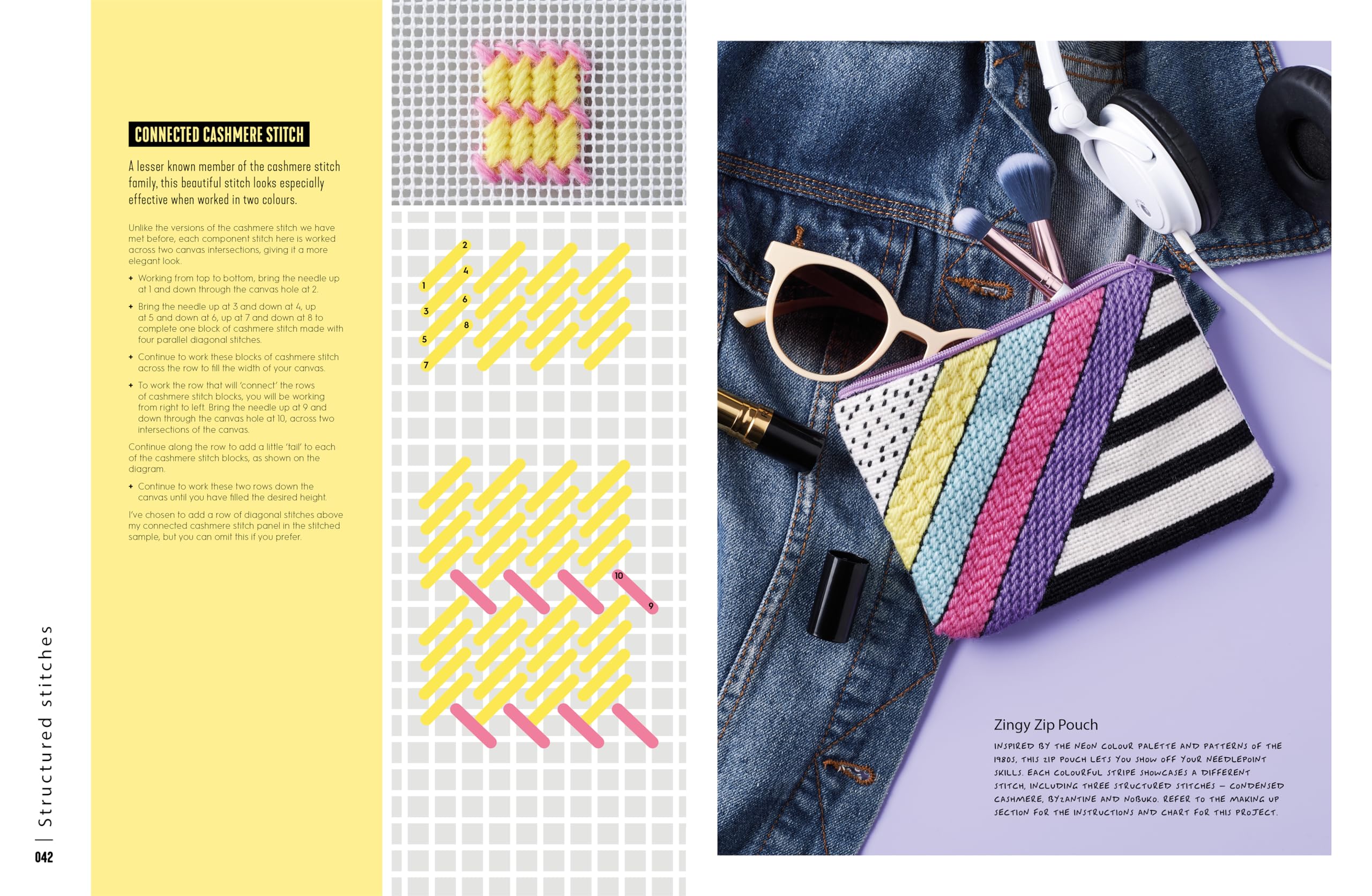 Foto 4 pulgar | Needlepoint: A Modern Stitch Directory: Más De 100 Puntadas Y Técnicas Creativas Para Bordar Tapices - Venta Intern