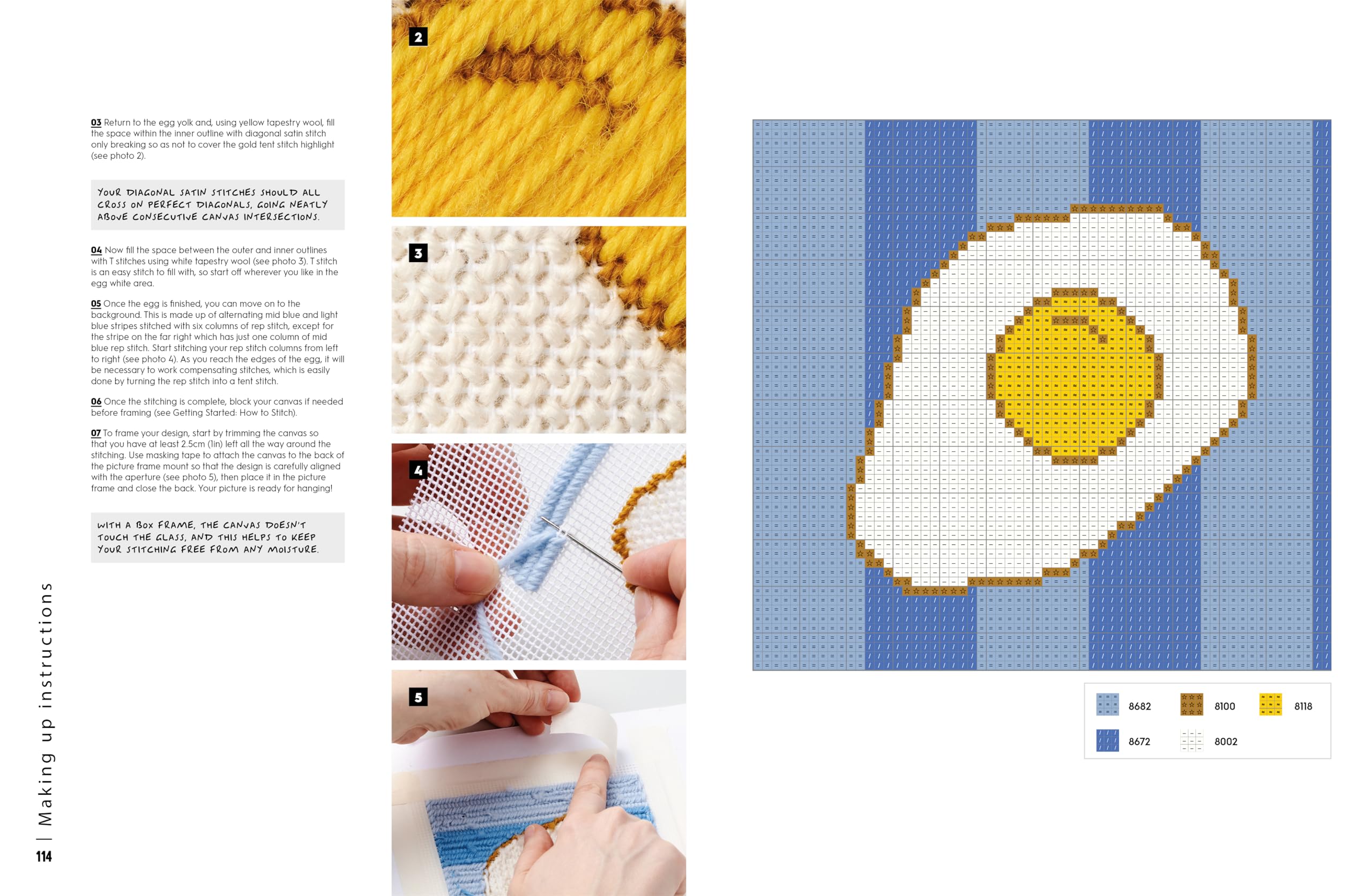 Foto 5 pulgar | Needlepoint: A Modern Stitch Directory: Más De 100 Puntadas Y Técnicas Creativas Para Bordar Tapices - Venta Intern