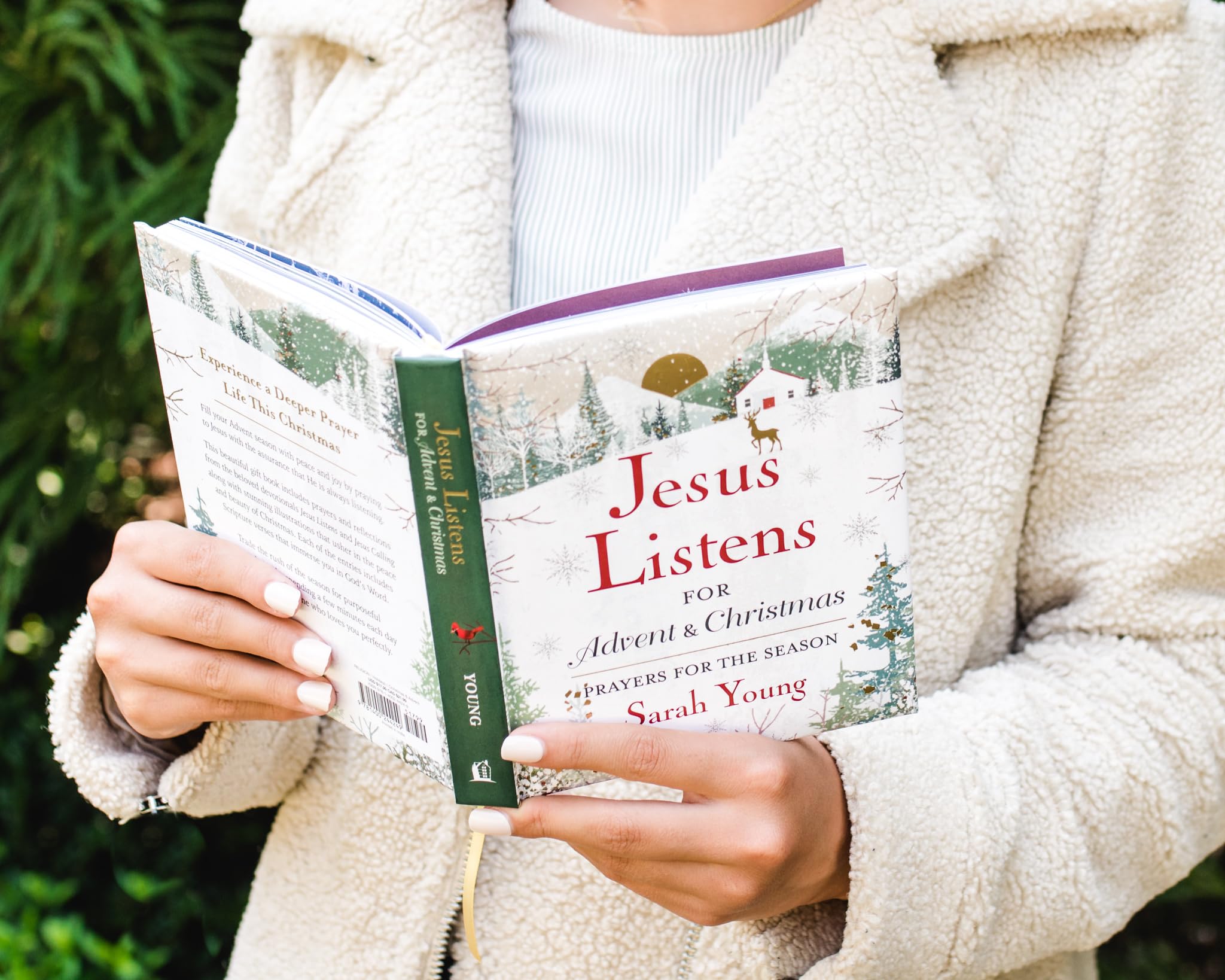 Foto 3 pulgar | Libro Que Jesús Escucha Para Los Devocionales De 40 Días De Adviento Y Navidad - Venta Internacional.
