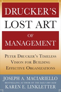 Foto 1 | Libro El Arte Perdido De La Gestión De Drucker, De Peter Drucker - Venta Internacional.