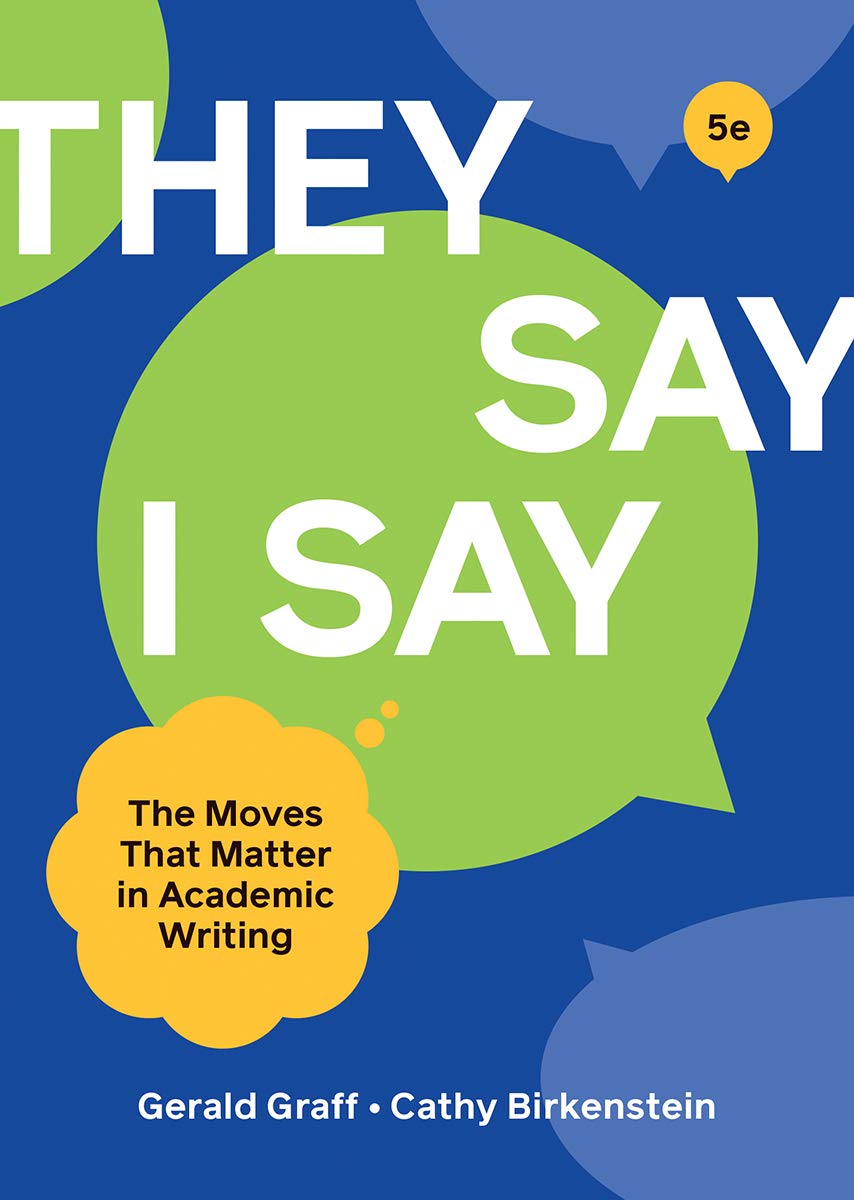 Foto 1 | Libro W. W. Norton & Company They Say /yo Digo De Birkenstein - Venta Internacional.
