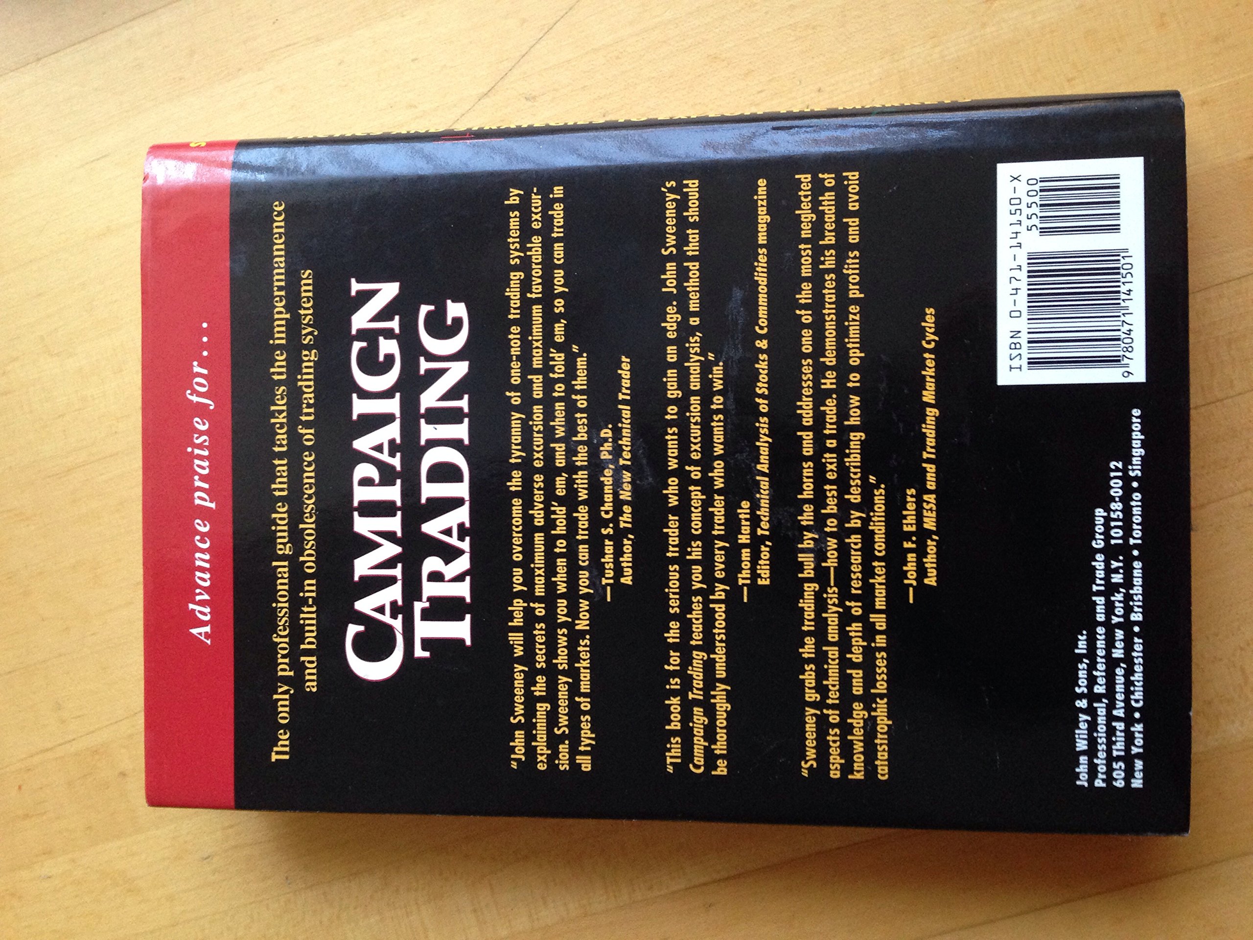 Foto 2 | Libro Wiley Campaign Trading: Tácticas Y Estrategias - Venta Internacional.