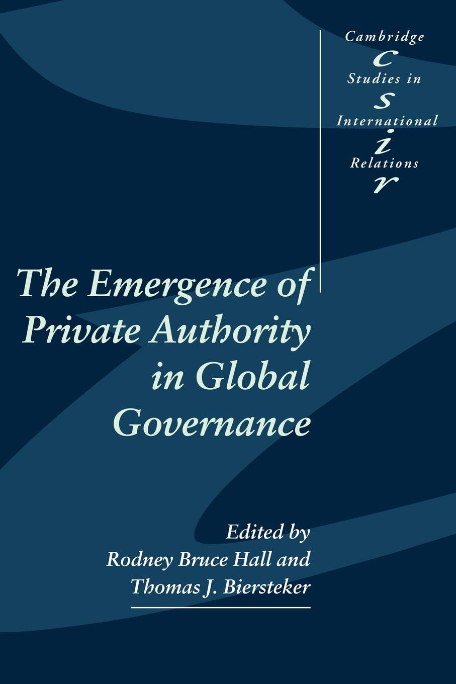 Libro El Surgimiento De La Autoridad Privada En La Gobernanza Global - Venta Internacional. $697