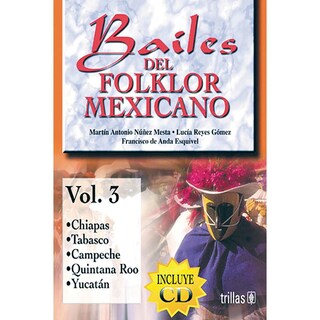 Foto 1 | Bailes Del Folklor Mexicano Libro Y C.d. Vol. 3