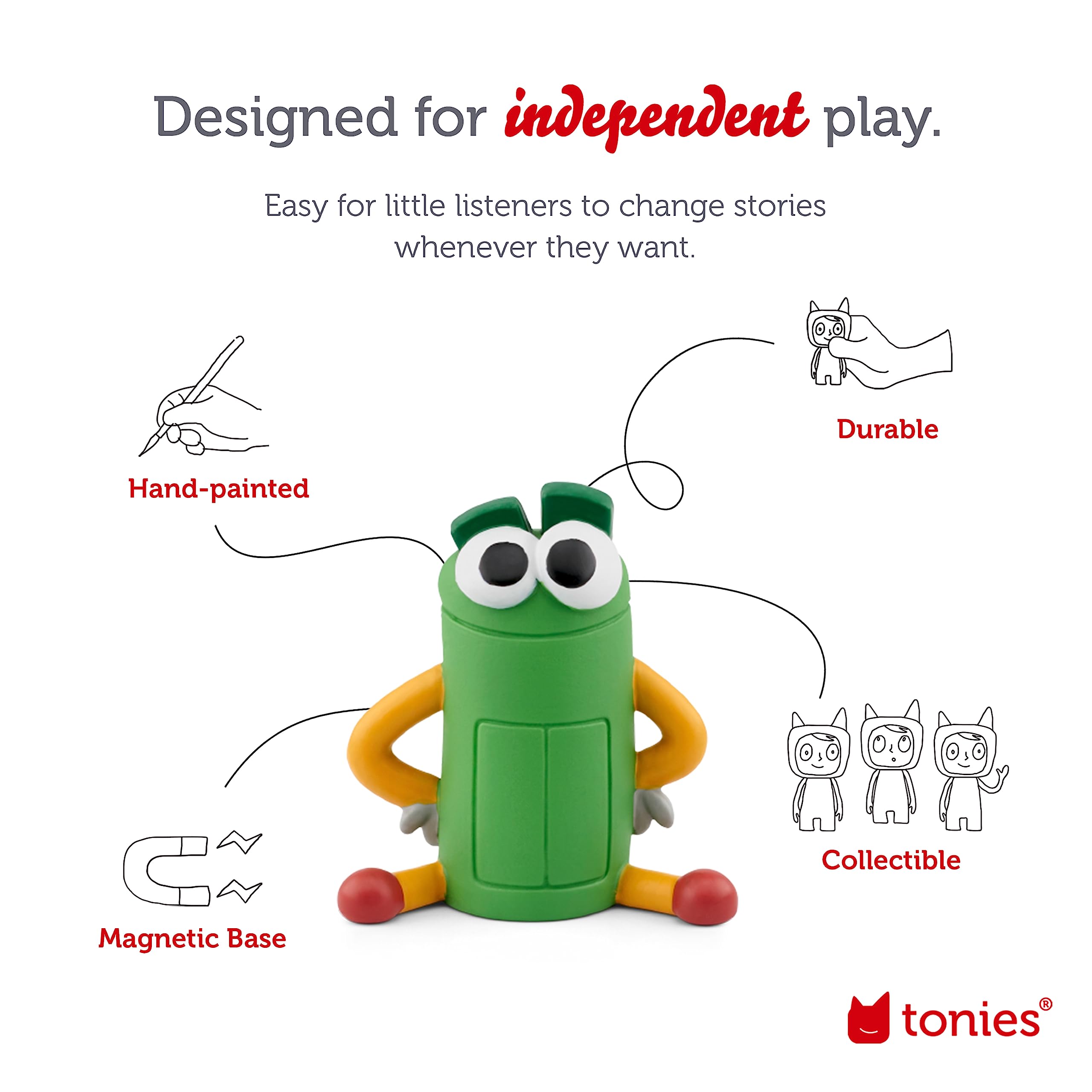 Foto 4 pulgar | Reproducción De Audio El Personaje De Tonies Beep Pregúntale A Los Storybots Con Juguete - Venta Internacional.