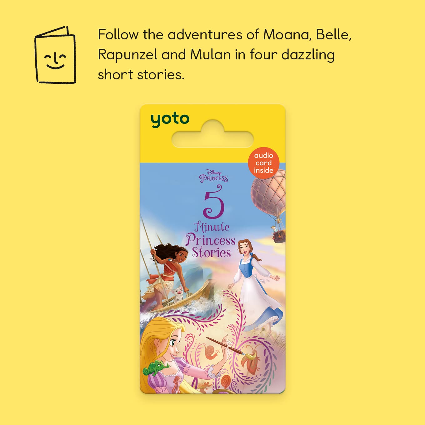 Foto 3 pulgar | Tarjeta De Audio Yoto Disney 5 Minute Princess Stories Kids 3+ - Venta Internacional.