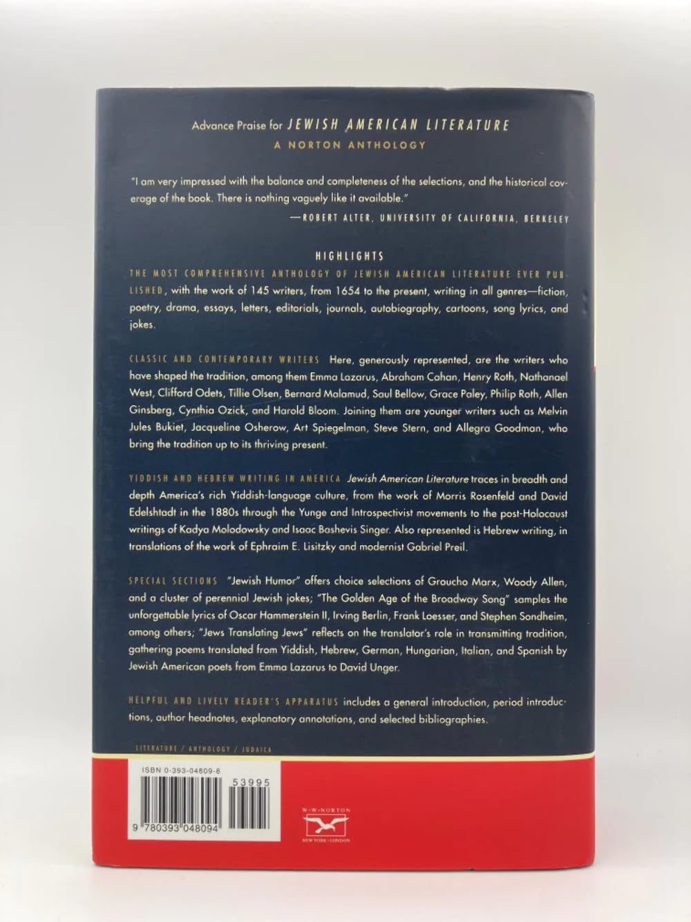 Foto 4 pulgar | Libro Literatura Judía Estadounidense: Una Antología De Norton - Venta Internacional.