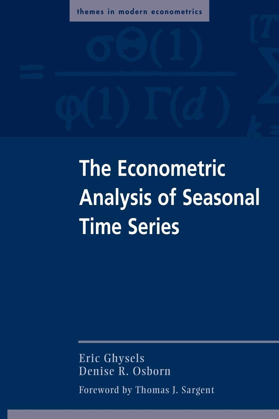 Foto 1 | Libro El Análisis Econométrico De Las Series Temporales Estacionales - Venta Internacional.