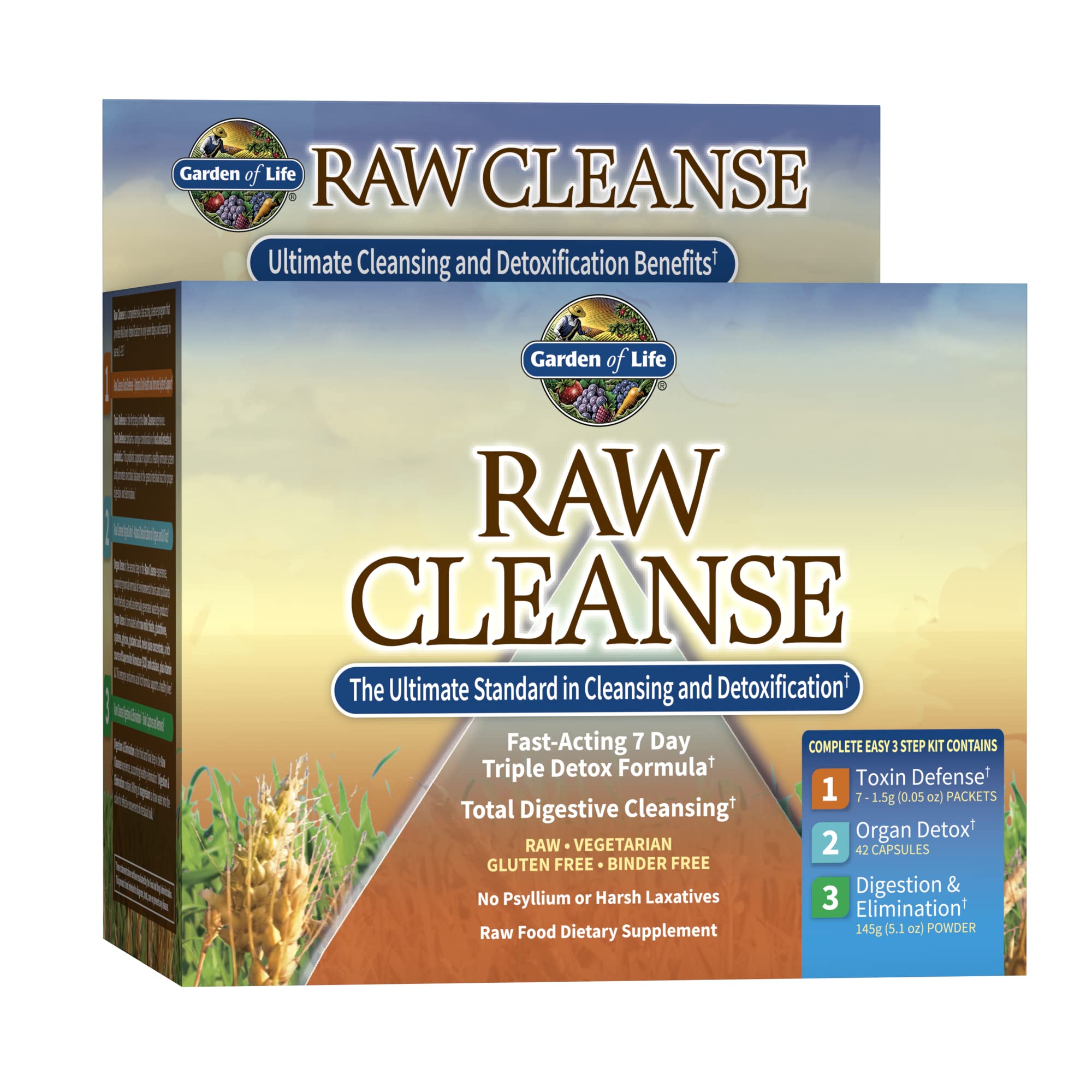 Foto 1 | Detox Cleanse Garden Of Life Raw Durante 7 Días Con Fibra Y Probióticos - Venta Internacional.