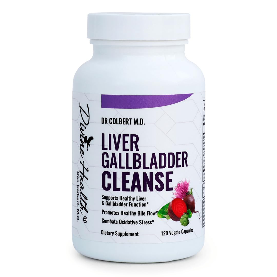 Suplemento Alimenticio Divine Health Para Limpiar El Hígado Y La Vesícula Biliar 120 Cápsulas - Venta Internacional